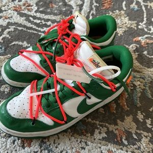 Nike Shoes | Nike Dunk x Virgil x Offwhite | Color: Green/White |
